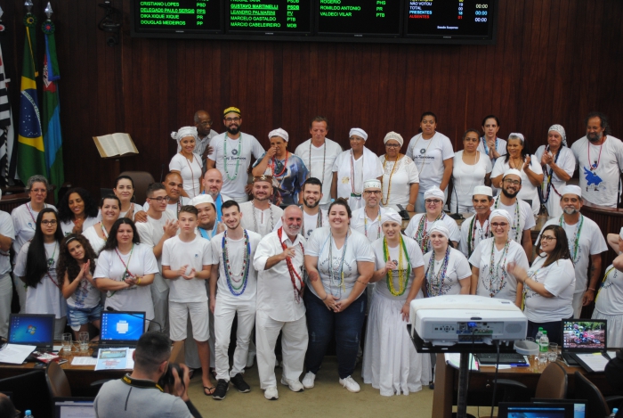 <p>A jornada da UniTerreiros nasceu há um ano na festa dos 109 anos da Umbanda que lotou a Câmara Municipal</p>